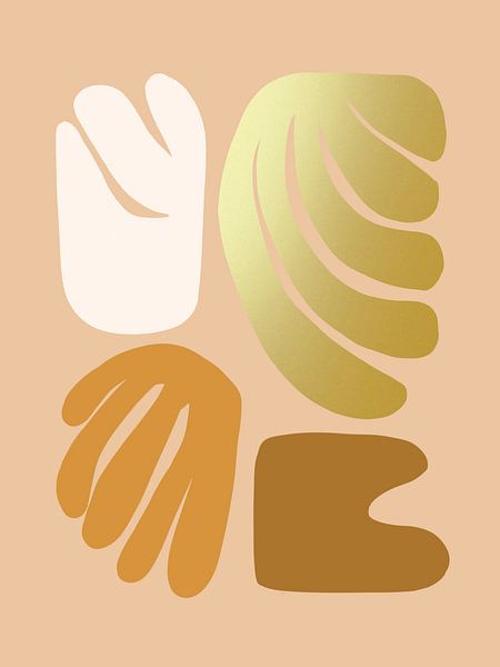 Florale Matisse-Formen #2 von Bohomadic Studio