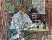 Im Café La Mie, Henri de Toulouse-Lautrec - 1891 von Het Archief Miniaturansicht