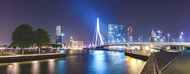 Erasmus bridge skyline by Glenn Nieuwenhuis