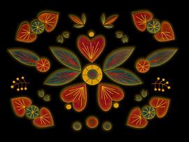 Heart of Scandinavia rood van Studio Mattie