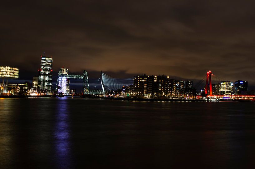 Rotterdam bij nacht von Annelies Cranendonk