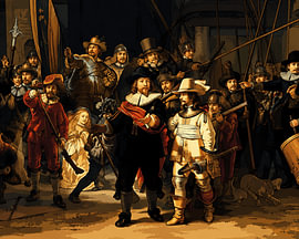 The Night Watch – Dutch Master Cartoon