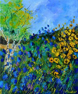 Blue flowers