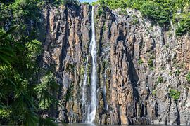 Waterfall on Reunion Island in the Indian Ocean by Reiner Conrad