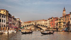 Rialtobrug Venetië van Rob Boon