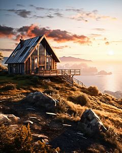 Hütte mit Ausblick