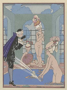 George Barbier - L'Eau (1917 - 1920) by Peter Balan