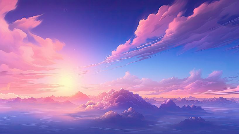 &quot;Etherische avonden: De magie van zonsondergangshemels&quot; van crack head