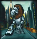 Giant King in the City van Lions-Art thumbnail