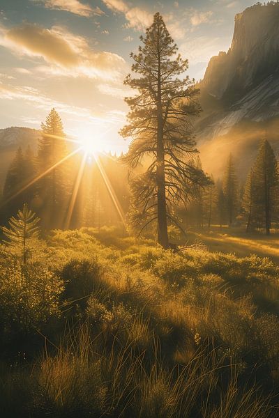 Wanderung im Morgenglanz von fernlichtsicht