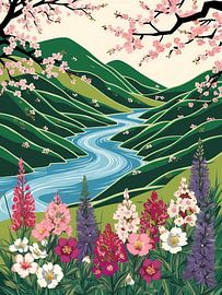 Frühling Tal der Gelassenheit von Artistic