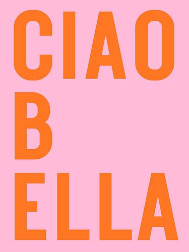 Ciao Bella - roze/oranje