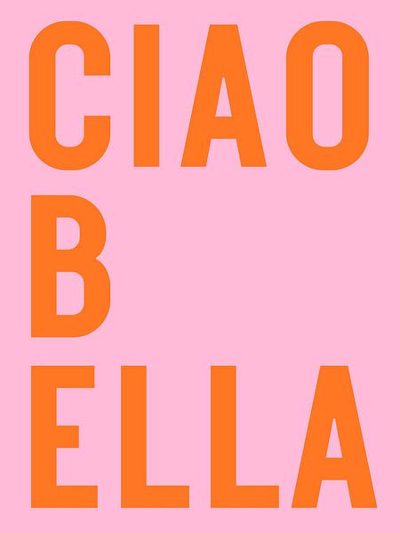 Ciao Bella - pink/orange by Kim Karol / Ohkimiko