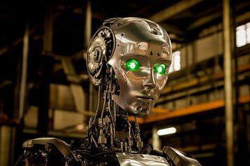 Focus op robots van de toekomst van Poster Art Shop