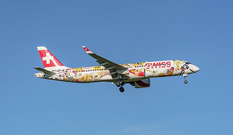 SWISS Bombardier CSeries CS300 en livrée spéciale. par Jaap van den Berg