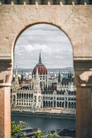 Blick auf das Parlamentsgebäude in Budapest