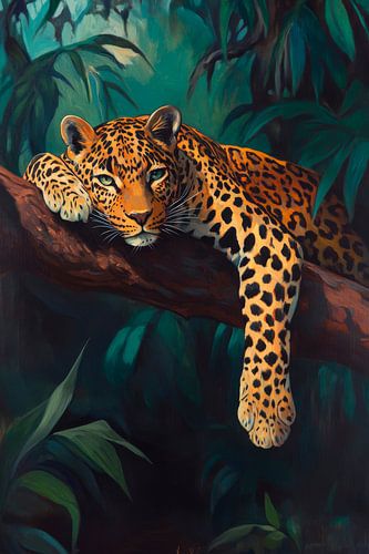 Jaguar in de jungle