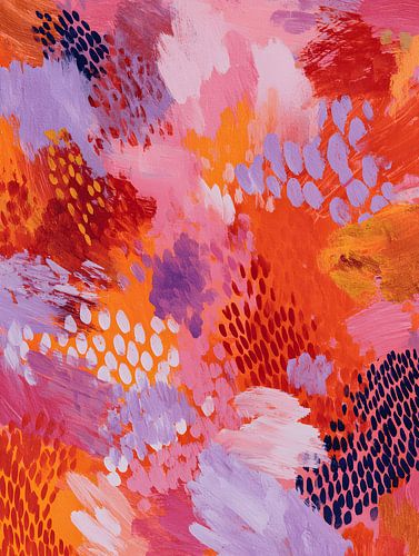 Zomerse Abstractie in Kleur