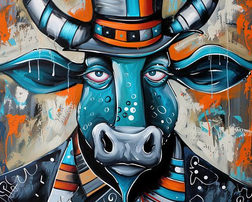 Stier Colourful | Vorhut der Weide