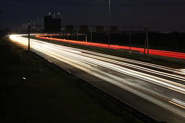 Highway in the late hours by Bianca van Dijk