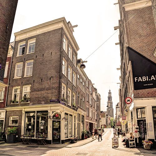 Jordaan Westerkerk Amsterdam Nederland