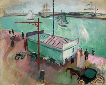 Raoul Dufy - De haven van Le Havre (1906) van Peter Balan