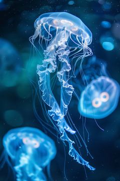 Mystical jellyfish by Poster Art Shop