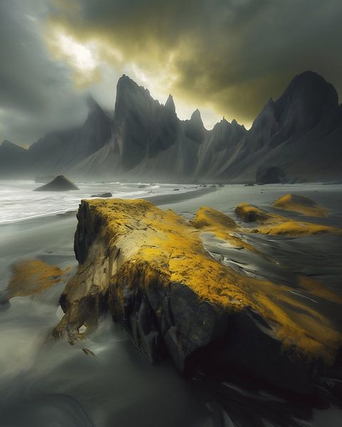 Strandspaziergang in Island von fernlichtsicht