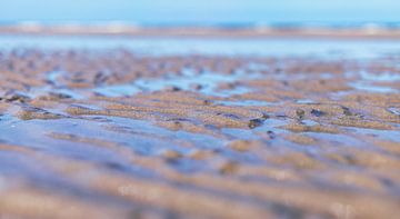 Schiermonnikoog, rimpels in het zand en alles is goed van Dan Photo Shaman