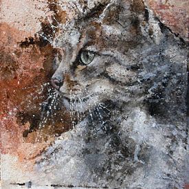 Katze von Peter van Loenhout