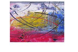 Abstract art - colourful explosion by Patricia Piotrak