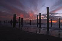 Coucher de soleil à Petten