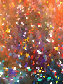 Modernes, abstraktes digitales Kunstwerk Pixel Diamanten