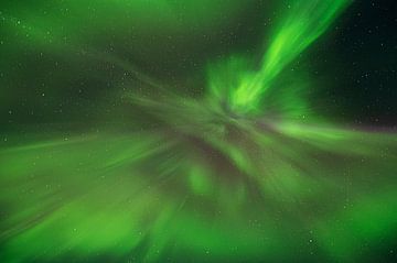 Nordlicht Aurora borealis Island von Dick Hoogenboom