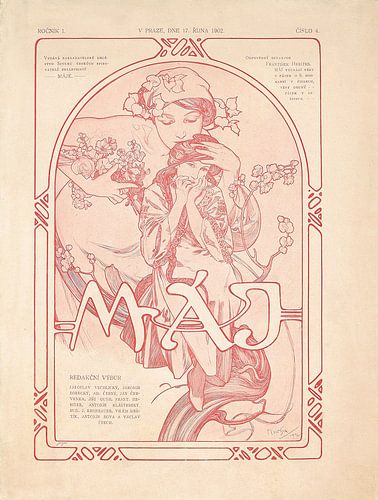 Máje (1902) by Alphonse Mucha