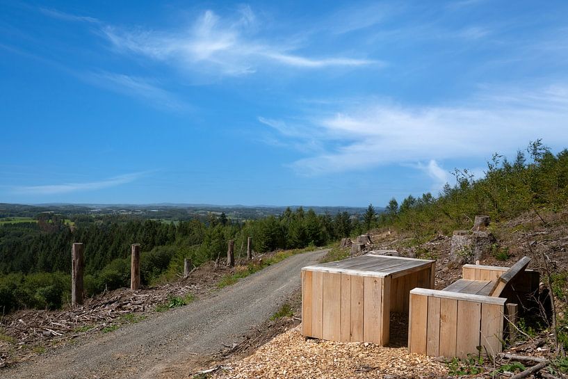 Bergisches Panoramasteig, Bergisches Land, Duitsland van Alexander Ludwig