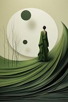 A Modern Story in Olive Green