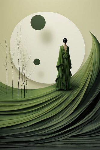 Een Modern Verhaal in Olijf Groen