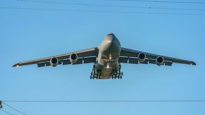 Landung der Lockheed C-5M Super Galaxy.
