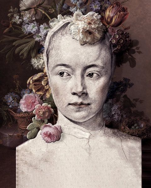 Fille de fleur du XVIIe siècle par Affect Fotografie