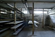 Picture of the cheese boards in an old dairy. by Therese Brals thumbnail