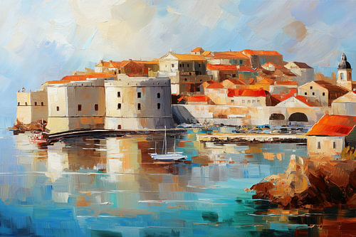Schilderij van Dubrovnik