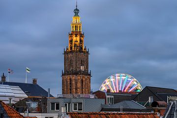 Martinitoren lit up in 2024 by Ronnie Schuringa