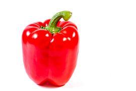 Légume isolé sur un fond blanc sur Carola Schellekens