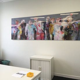 Photo de nos clients: Party people par Atelier Paint-Ing, sur aluminium