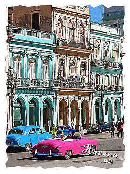Havana van Printed Artings