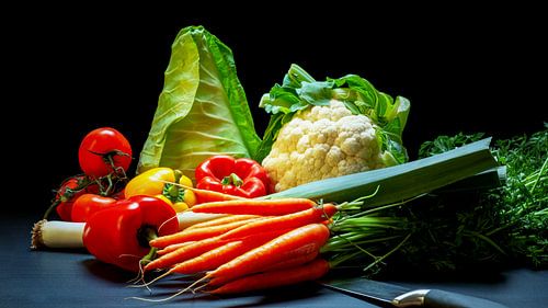 Various types of vegetables