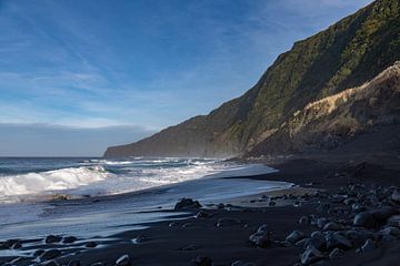 Beach Praia do Norte Faial Azores by Lex van Doorn