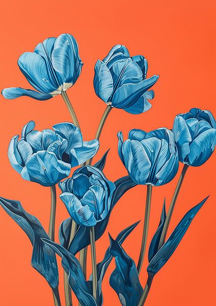 Blue Contrast van Liv ter Riet