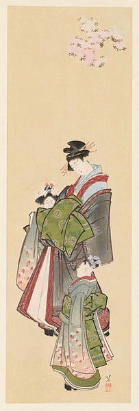 Motif from &quot;Selected Masterpieces of the Ukiyo-e School&quot; by Peter Balan